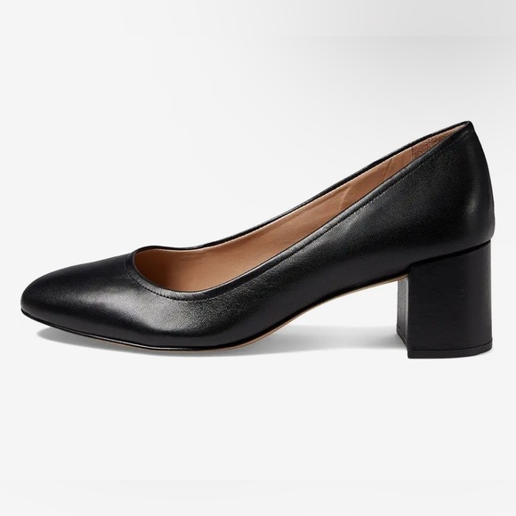 Naturalizer Shoes - Naturalizer 27 Edit Rebecca Leather Block Heel Pumps